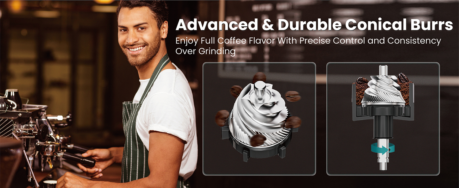 Gevi Electric Burr Coffee Grinder