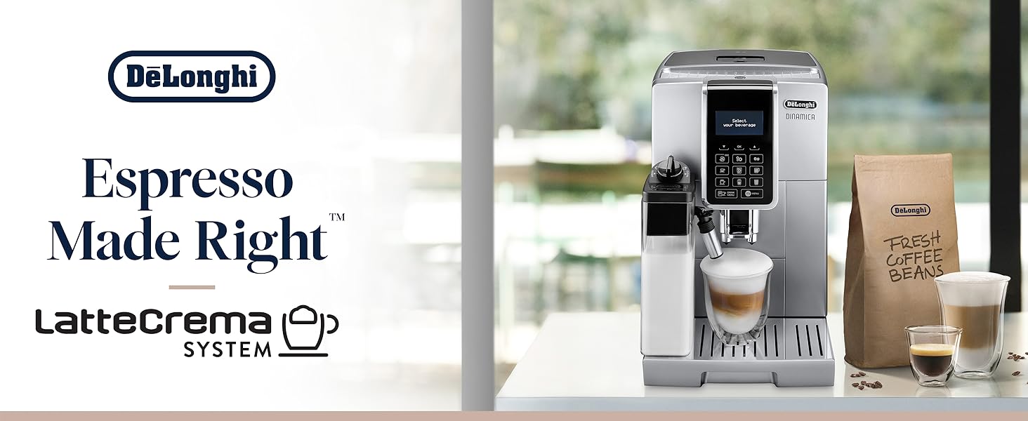 De’Longhi Dinamica LatteCrema Espresso Machine