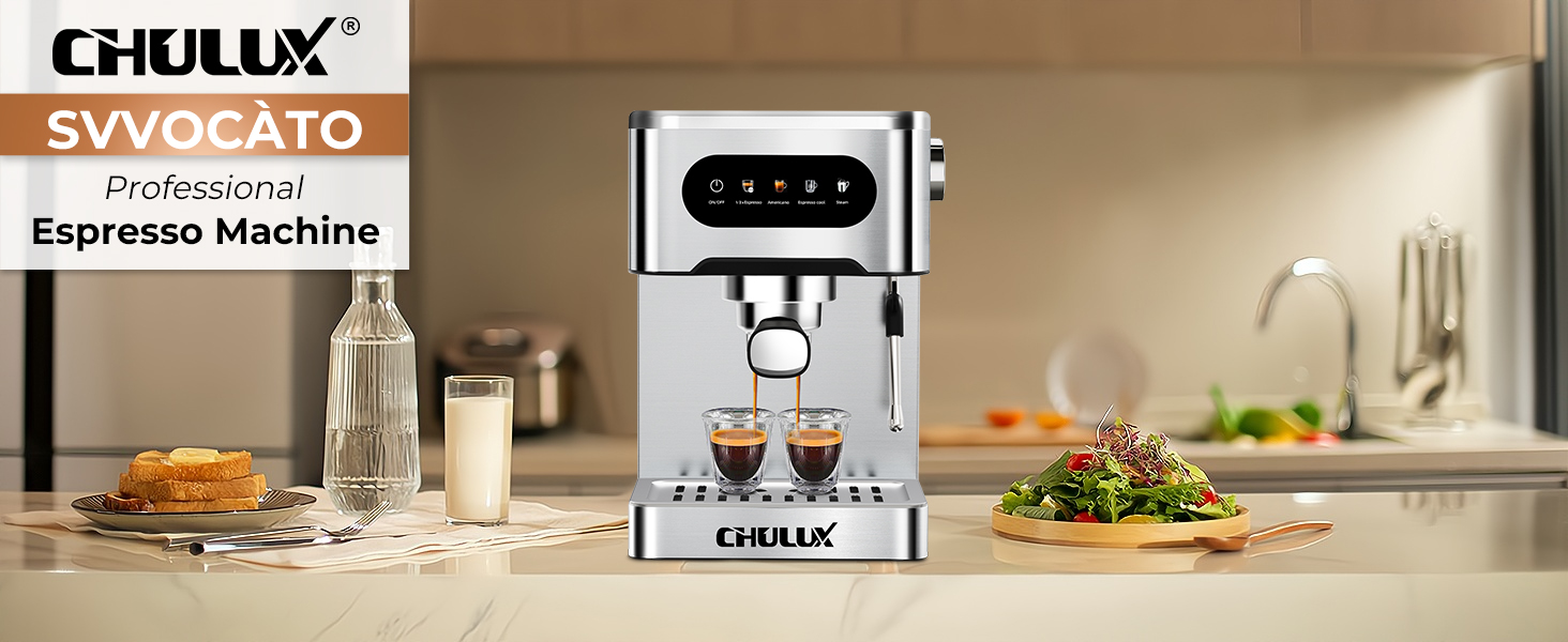 CHULUX Svvocàto Espresso Machine