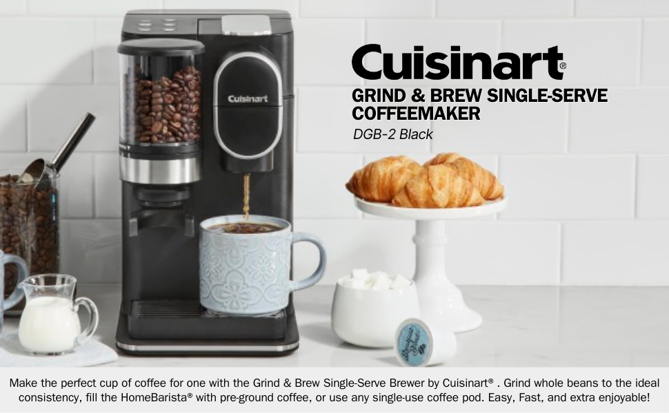 Cuisinart Single-Serve Coffee Maker + Coffee Grinder