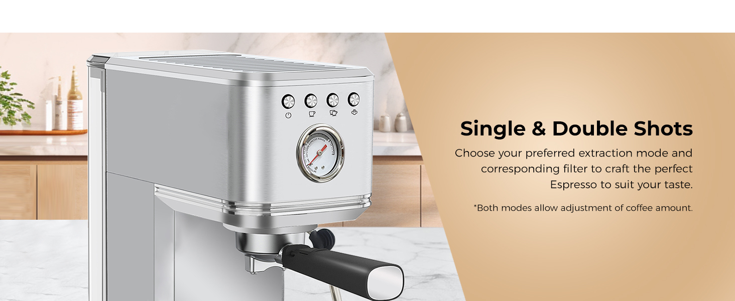 CHULUX Kom-Pro Espresso Machine 20 Bar