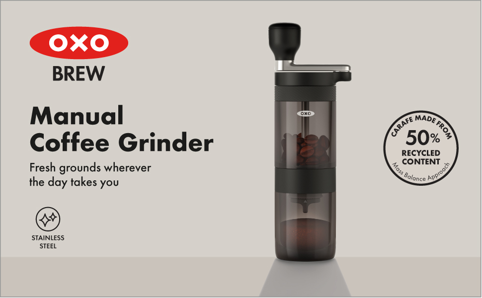 OXO Brew Manual Burr Coffee Grinder