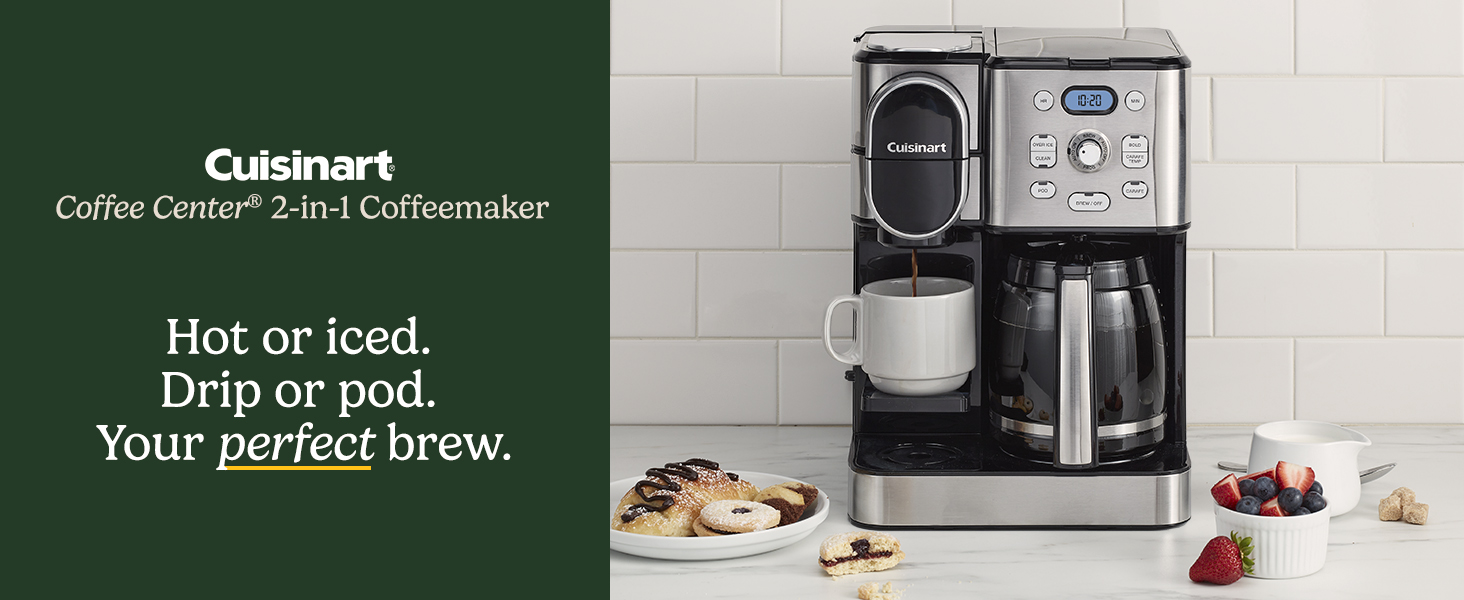 Cuisinart Coffee Center 2-in1 Coffeemaker