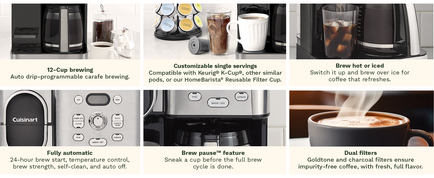 Cuisinart Coffee Center 2-in1 Coffeemaker
