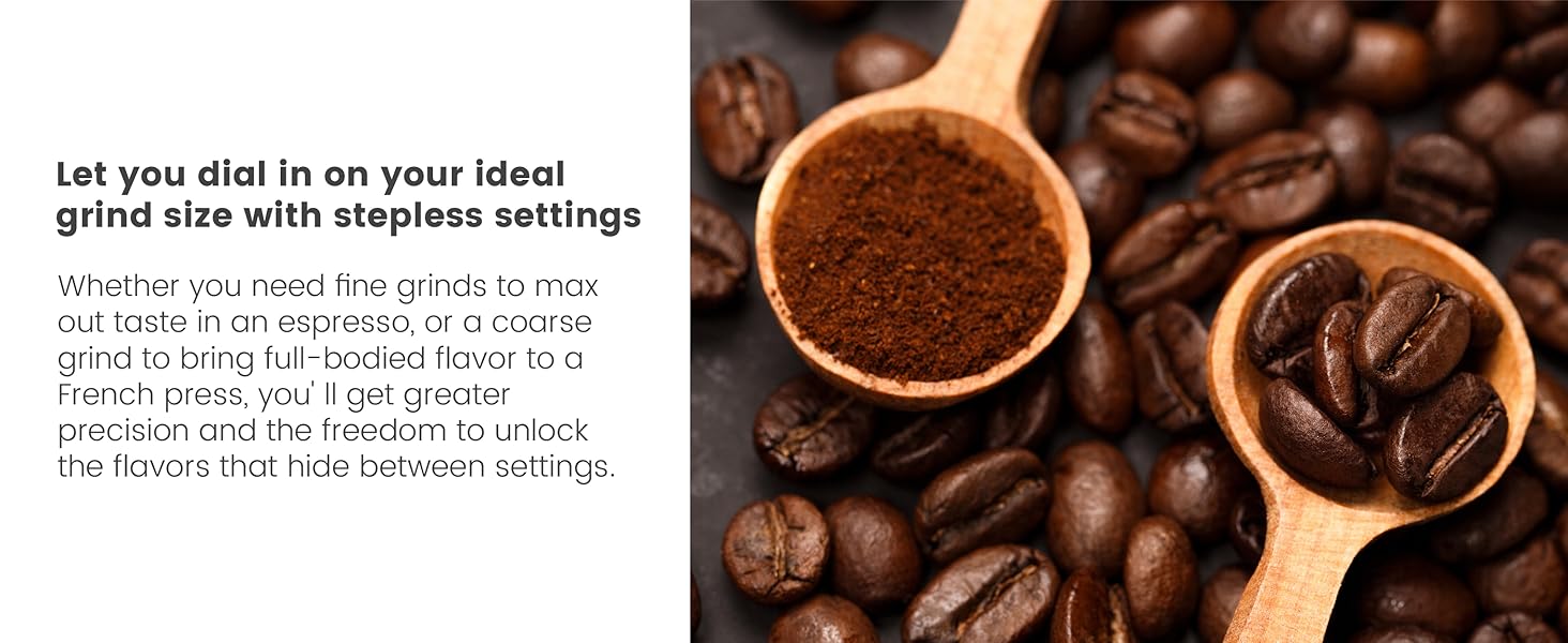 Gevi VelPro 400 Single Dose Espresso Grinder with Variable Speed