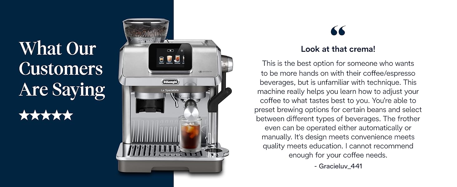 De'Longhi La Specialista Touch Espresso Machine
