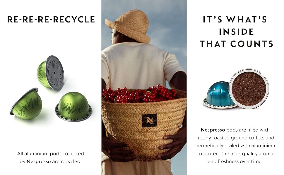 Nespresso Vertuo Pop+ Coffee and Espresso Maker by Breville and Nespresso Aeroccino3 Milk Frother