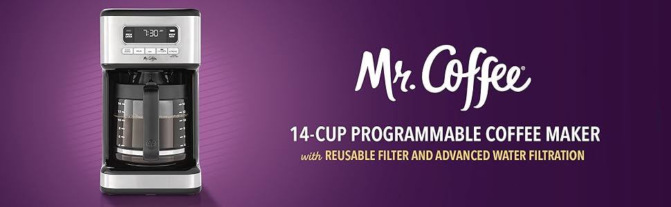 Mr. Coffee 14-Cup Programmable Coffee Maker