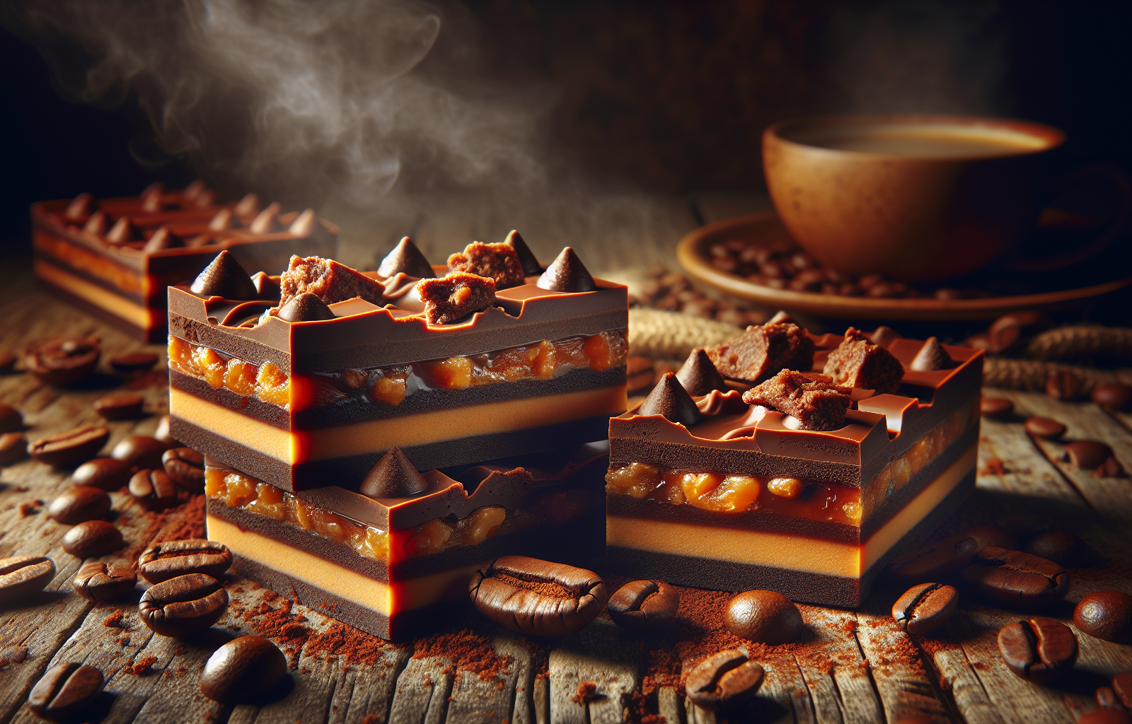 Coffee Toffee Chocolate Cookie Bars Recipe