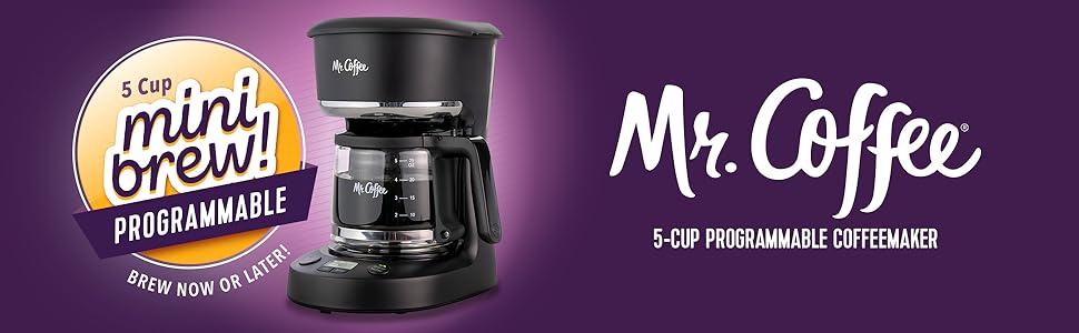 Mr. Coffee 5-Cup Programmable Coffee Maker