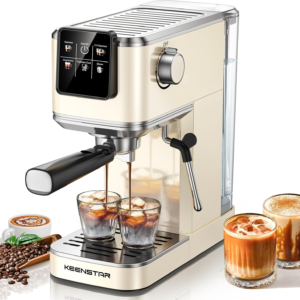 KEENSTAR 20-Bar Espresso Machine with Milk Frother