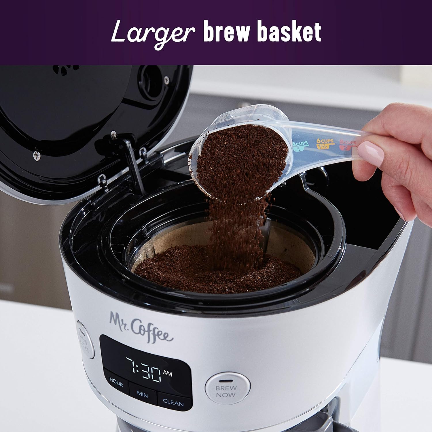 Mr. Coffee Easy Measure 12-Cup Programmable Coffee Maker