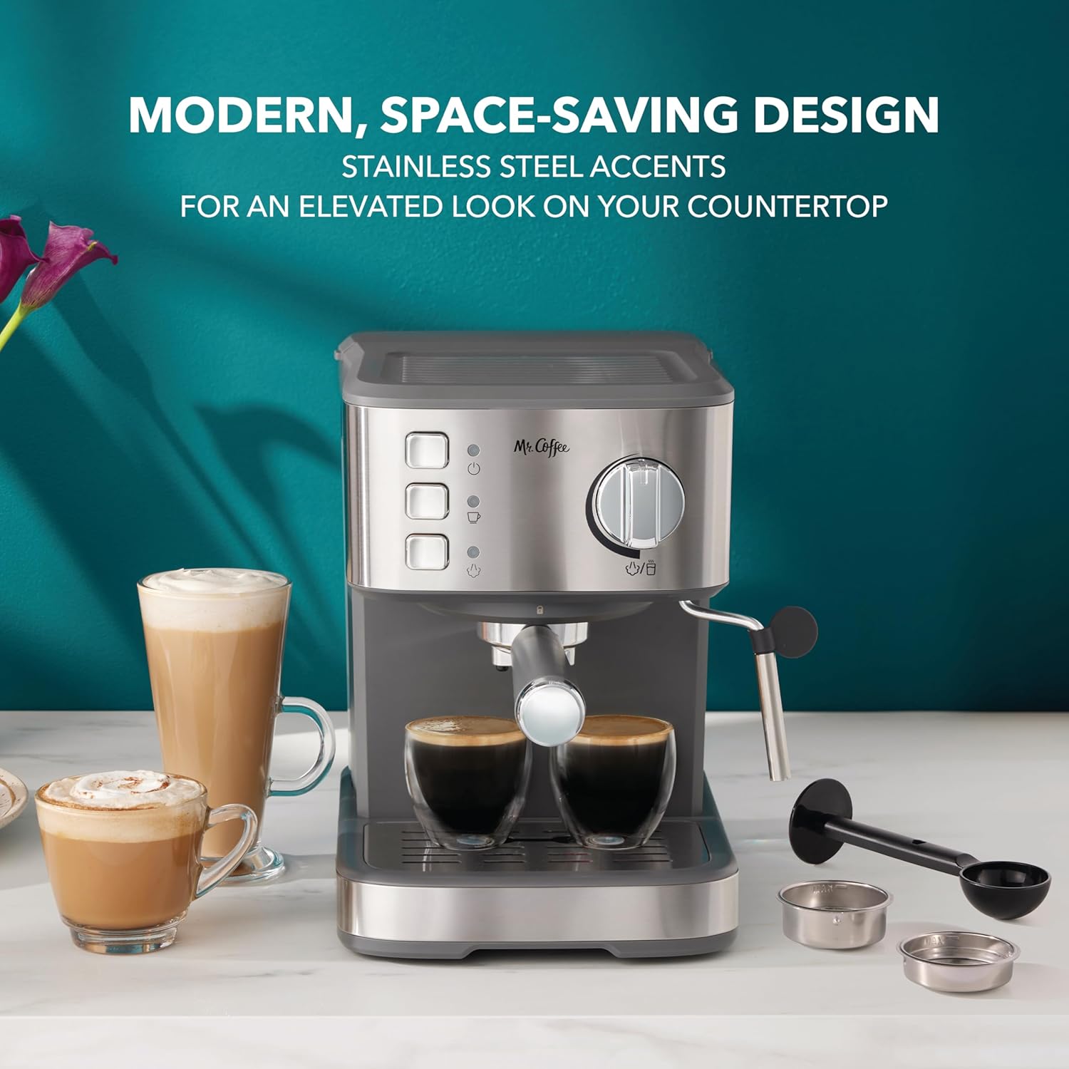 Mr. Coffee Compact Espresso Maker