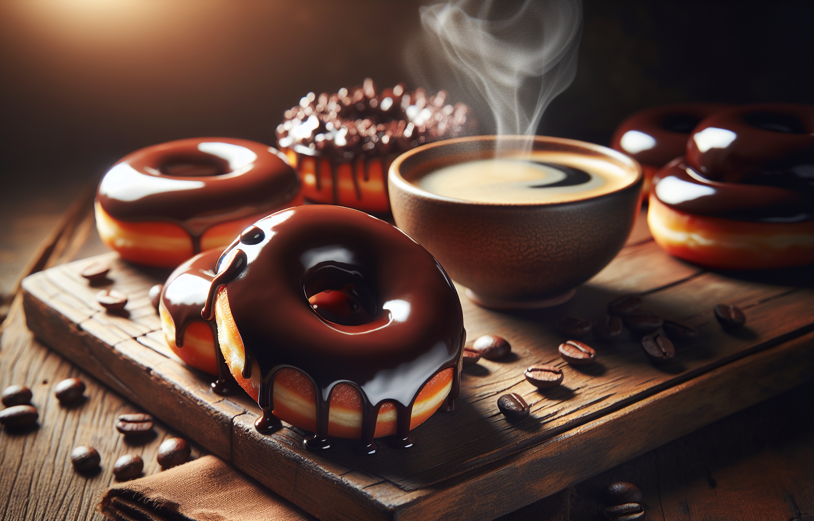 Coffee Lovers Chocolate Cake Donuts Recipe
