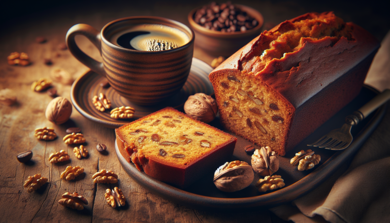 Coffee and Walnut Loaf Cake Recipe
