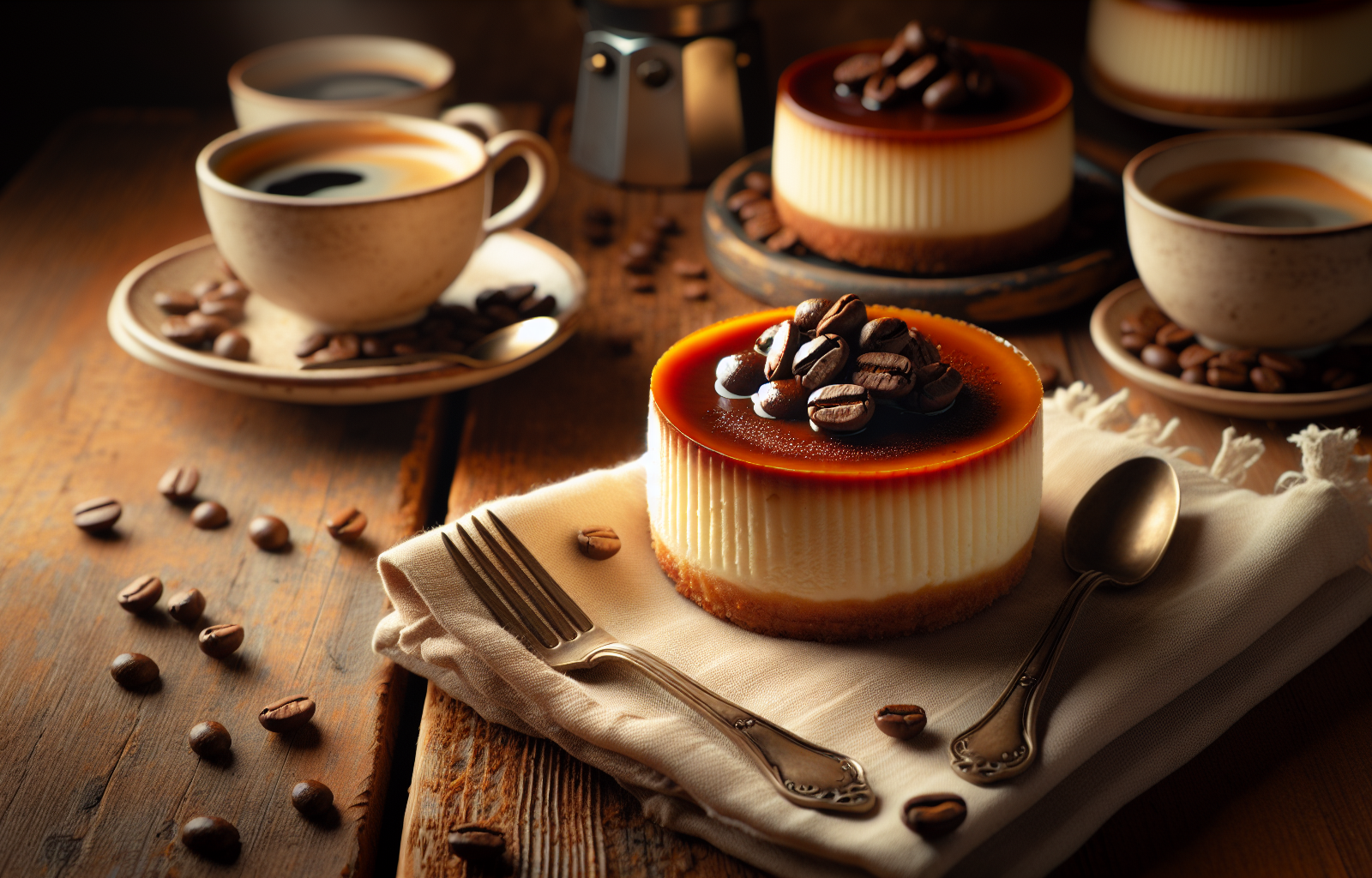 Mini Coffee Cheesecakes Recipe