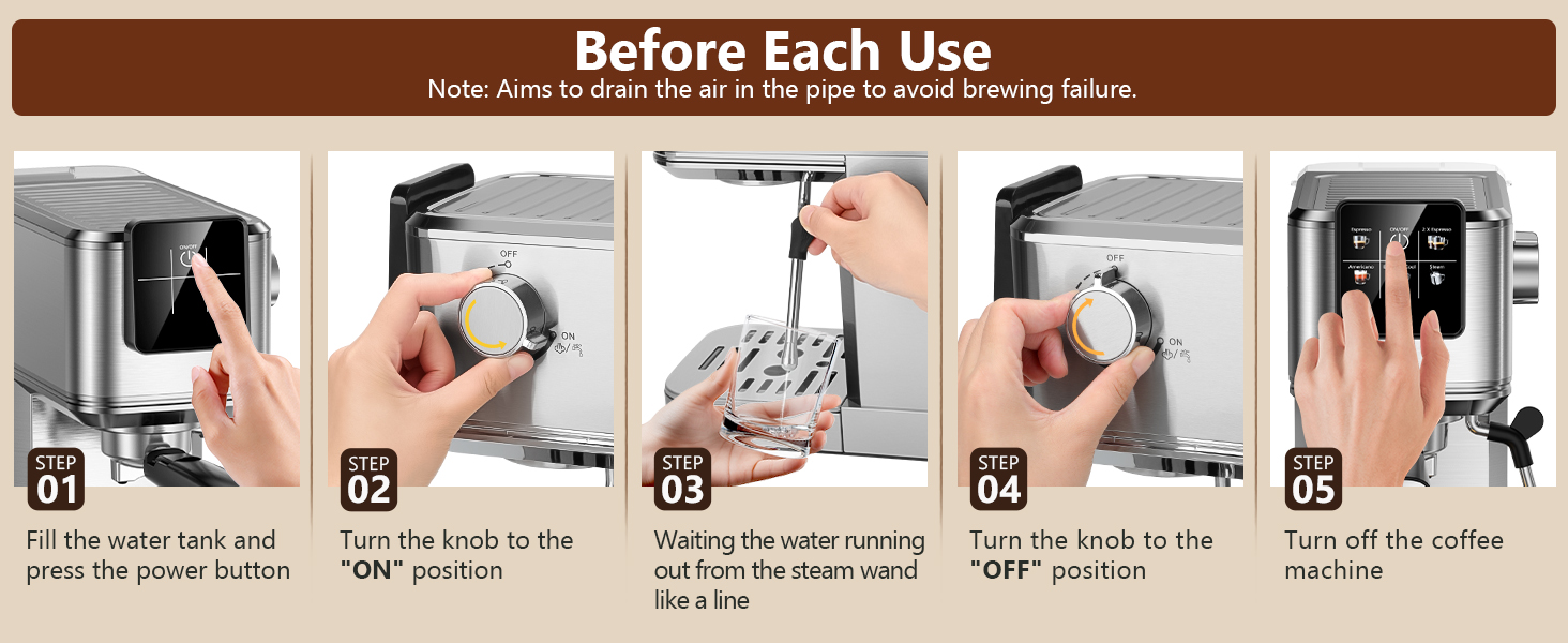 KEENSTAR 20-Bar Espresso Machine with Milk Frother