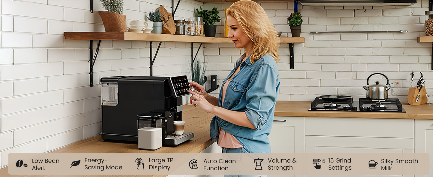 ICEVIVAL Fully Automatic Espresso Machine