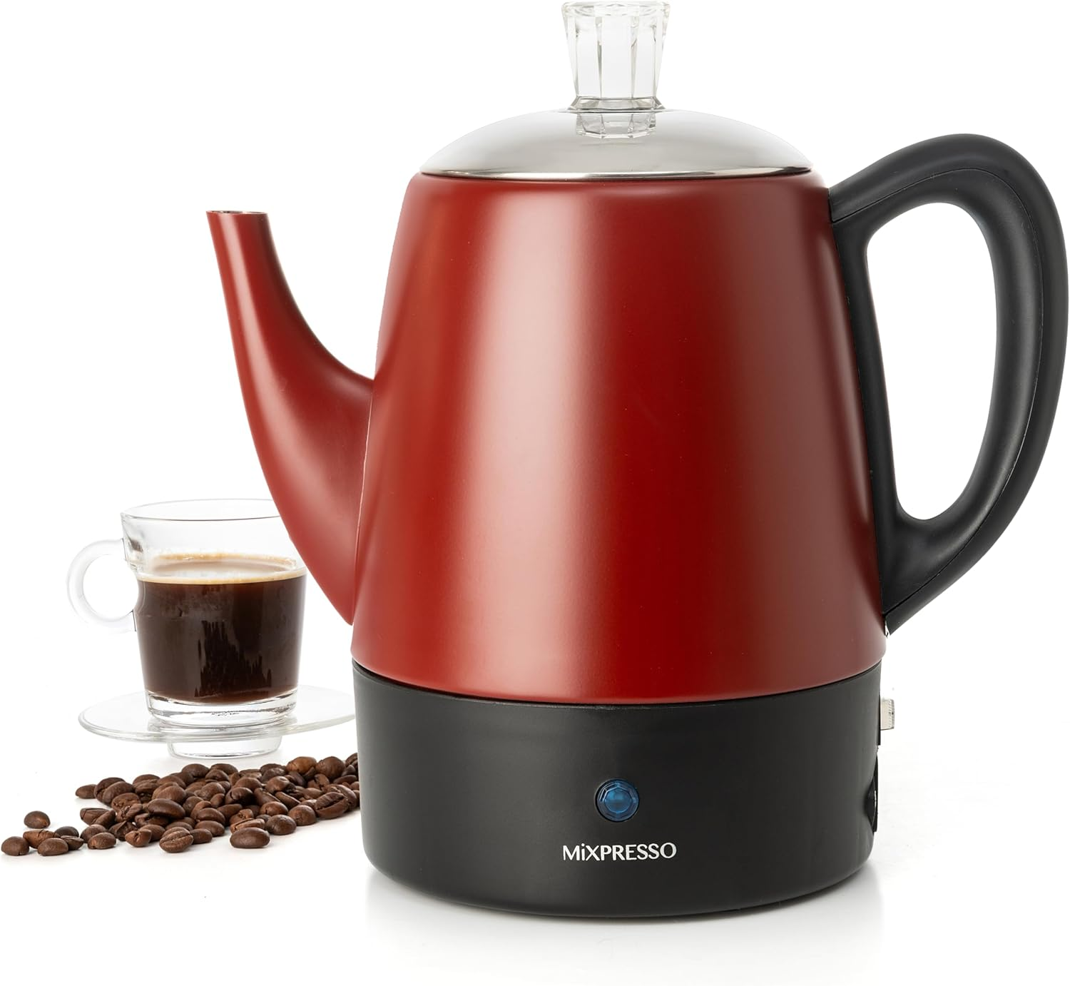 Mixpresso Small Electric Percolator Coffee Pot