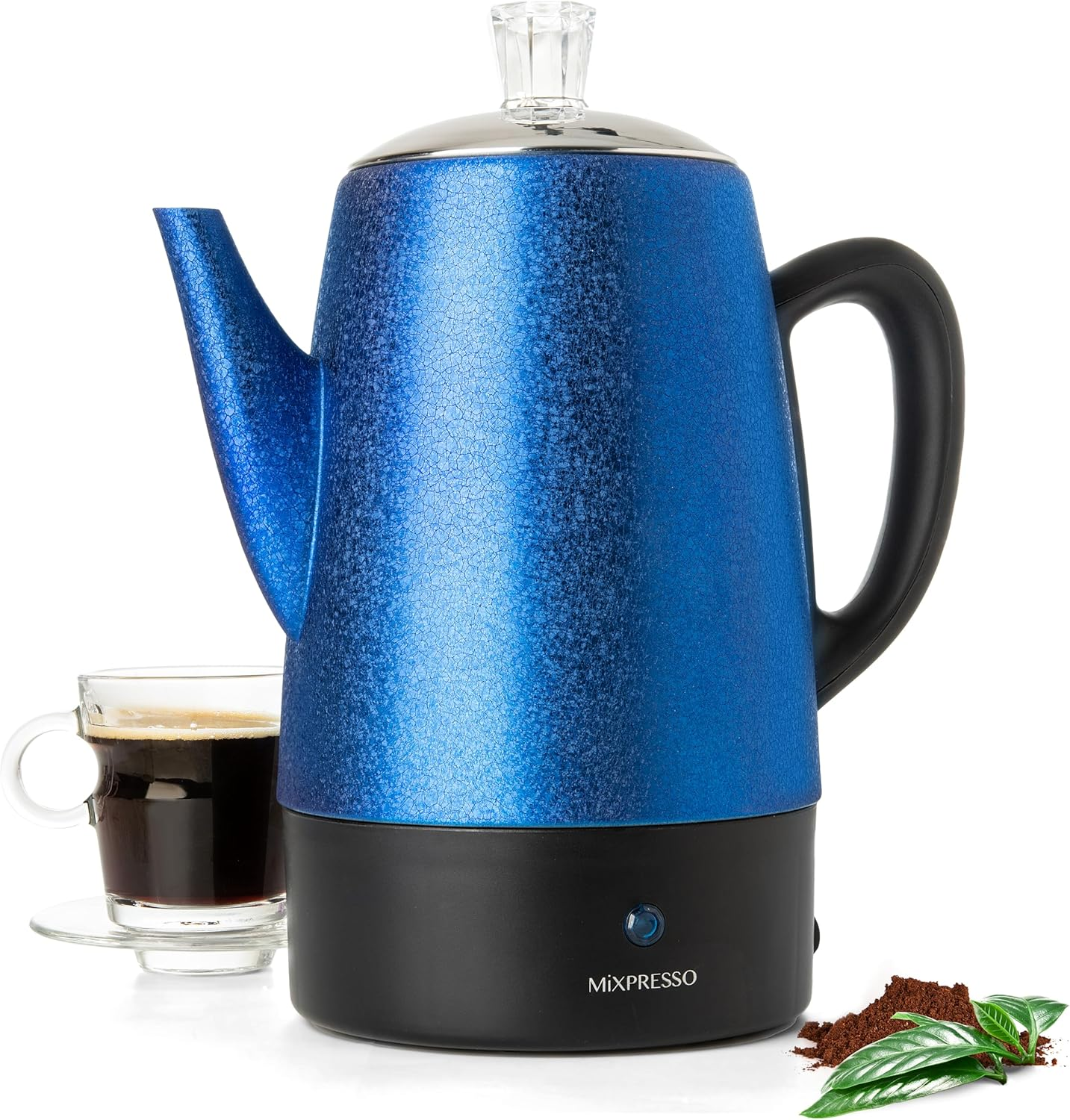 Mixpresso Small Electric Percolator Coffee Pot